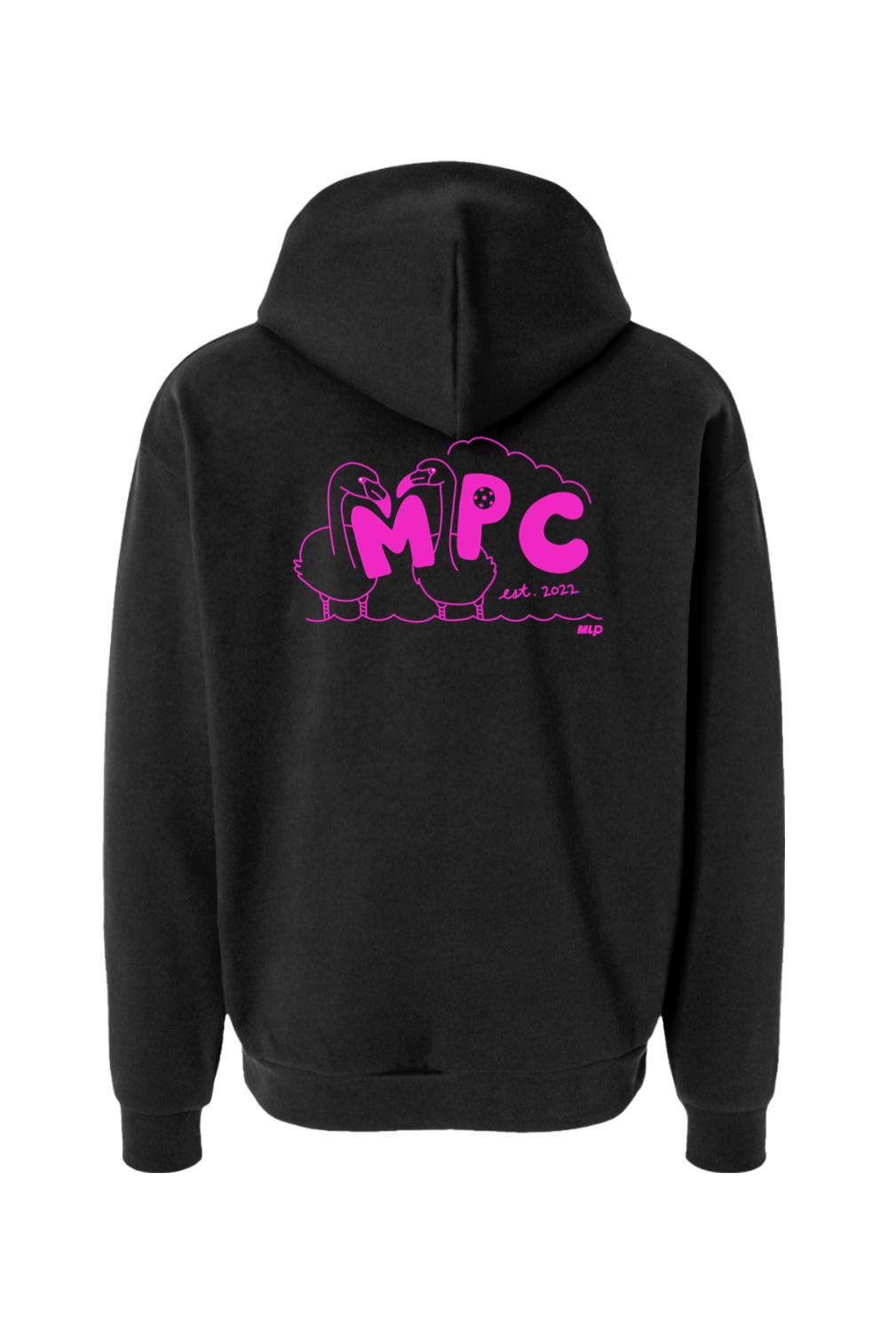 Miami PC - Flamingo Cloud - Premium Hooded Sweatshirt