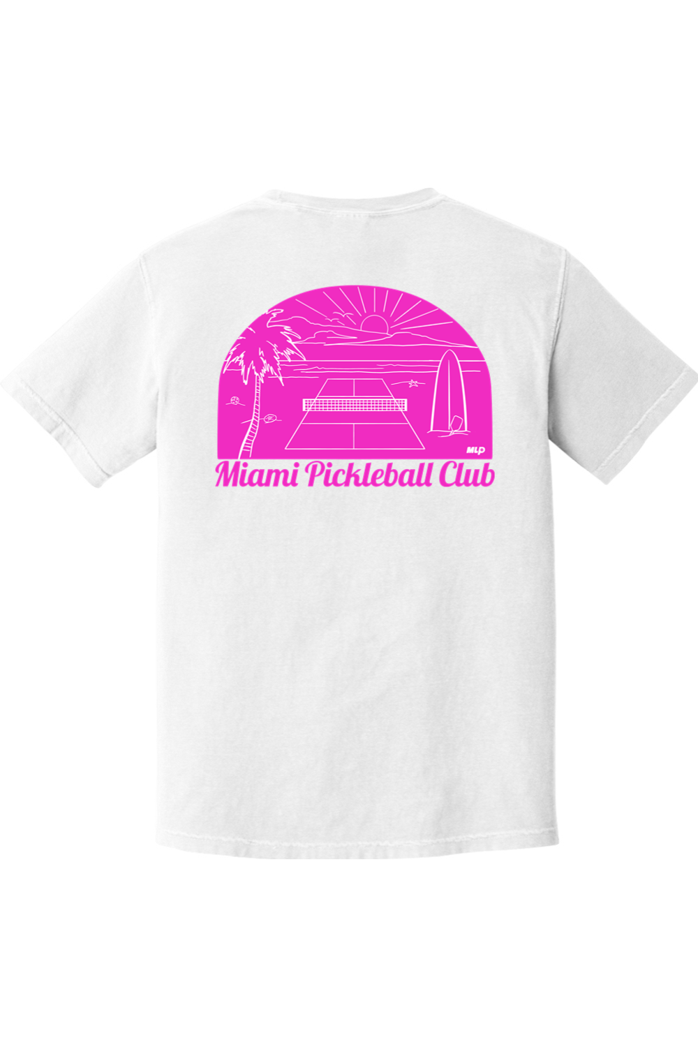 Miami - Pickleball Court - T-Shirt